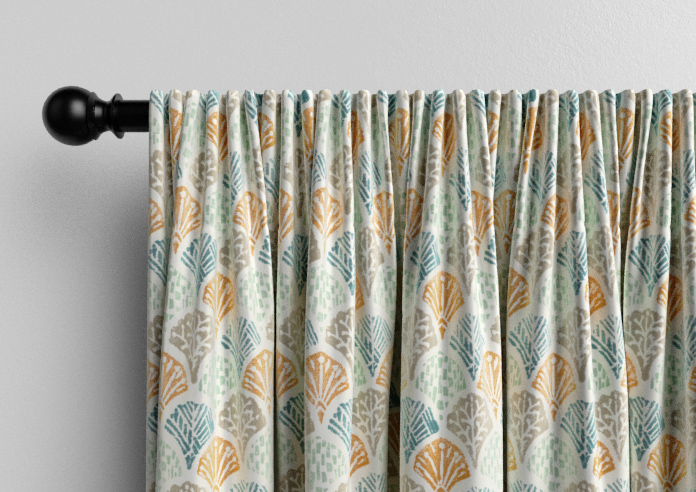 Foxley Faux Silk, Nautilus - Made to Measure Curtain - Image 9